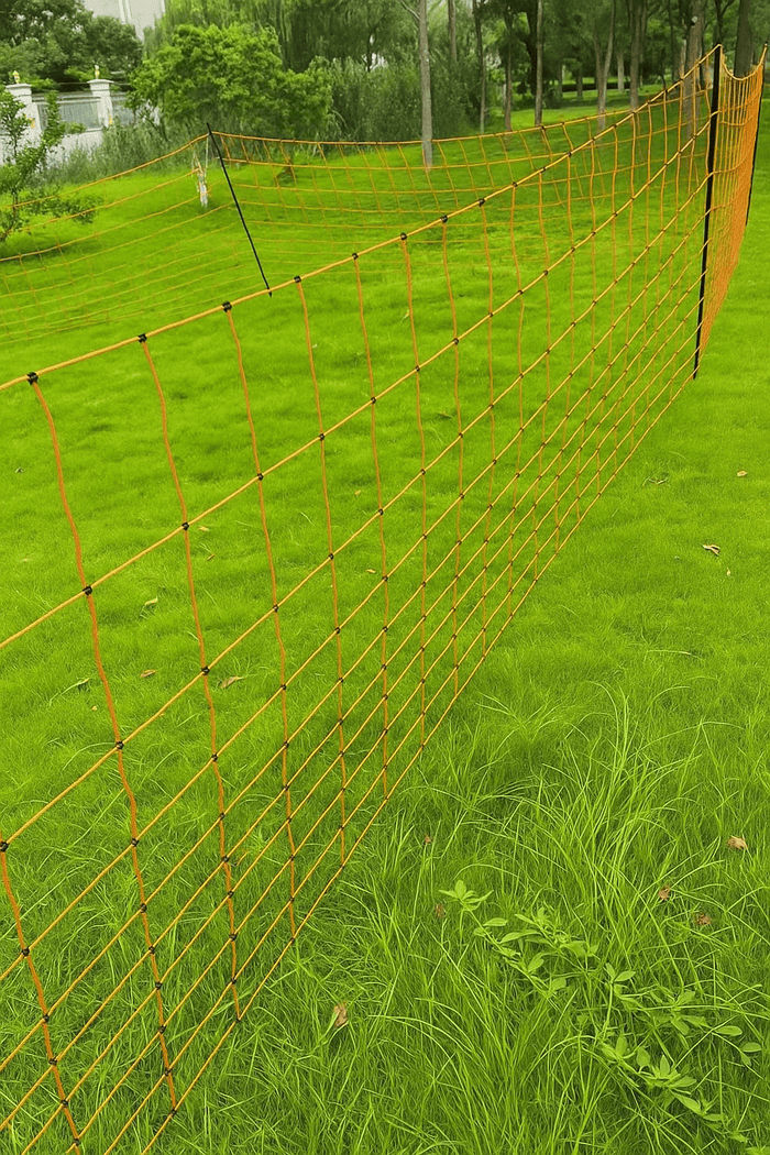 50m Soft Electric Netting Fence for Poultry, Possums, Rabbits, Orchards - 1.2m High