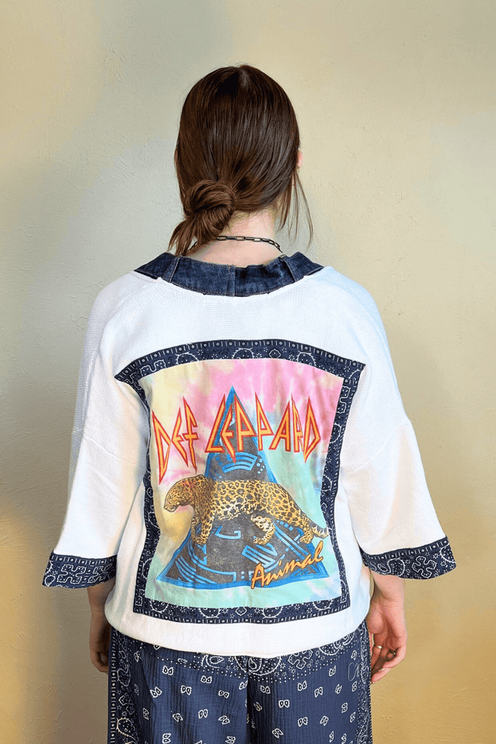 6. Def Leppard Band Cardigan