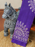 Ajrakh Printed Modal Silk Saree | TTDS3592