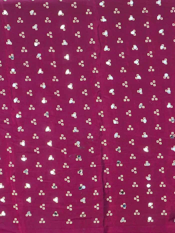 Ajrakh Printed Modal Silk Saree | TTDS3592