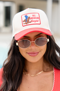 All American Cowgirl Red Trucker Hat FINAL SALE