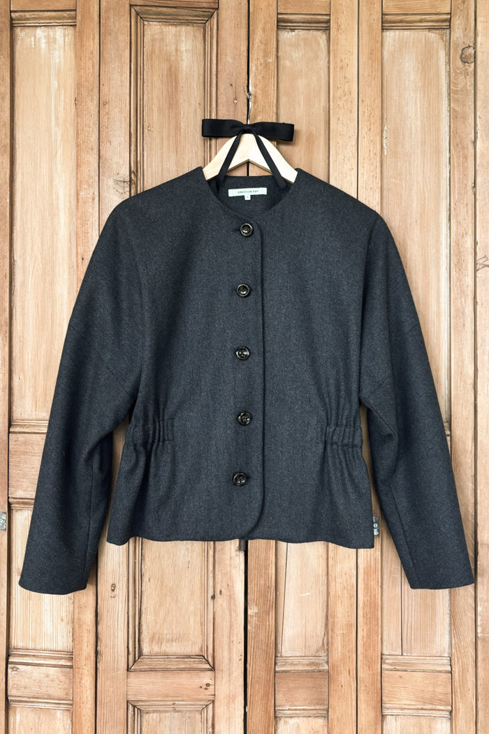 Atelier Cinch Jacket - Charcoal Light