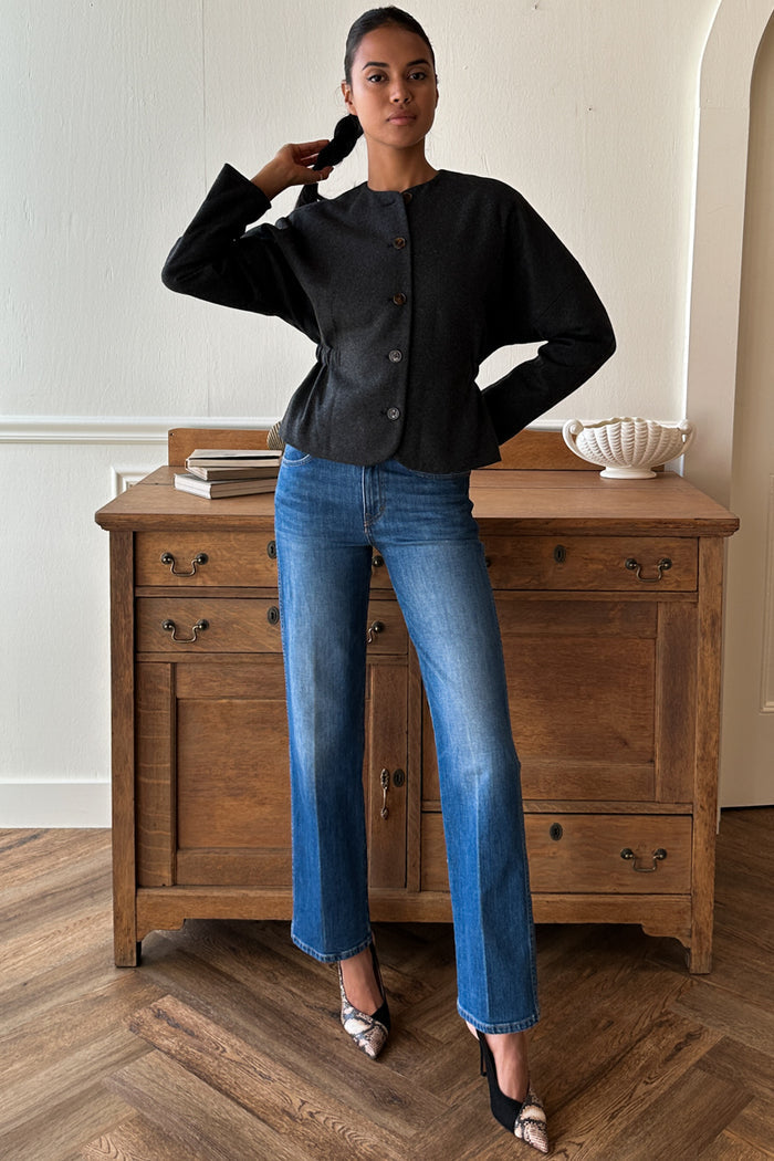 Atelier Cinch Jacket - Charcoal Light