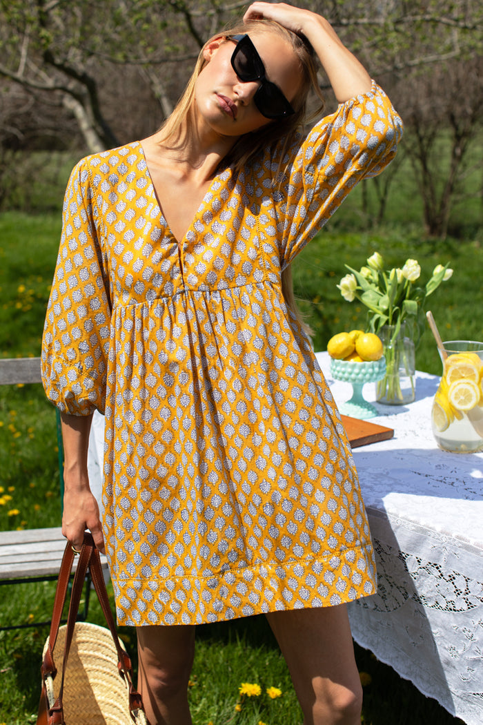 Bastian Beachy Dress - Sisters Yellow Organic