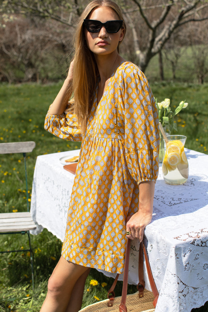 Bastian Beachy Dress - Sisters Yellow Organic