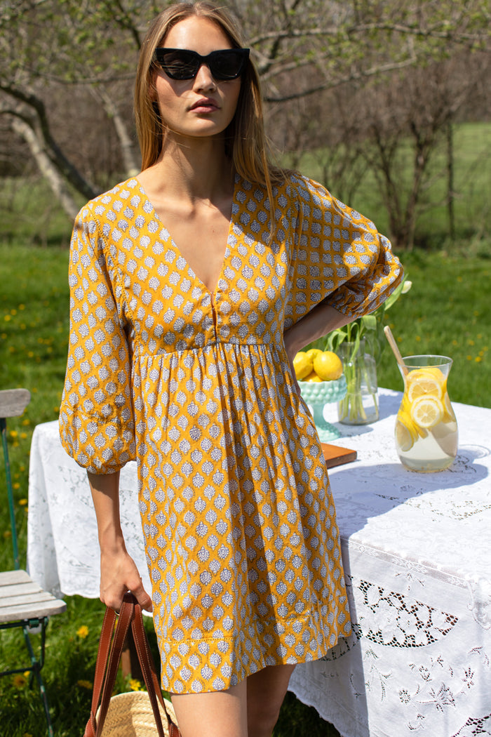 Bastian Beachy Dress - Sisters Yellow Organic