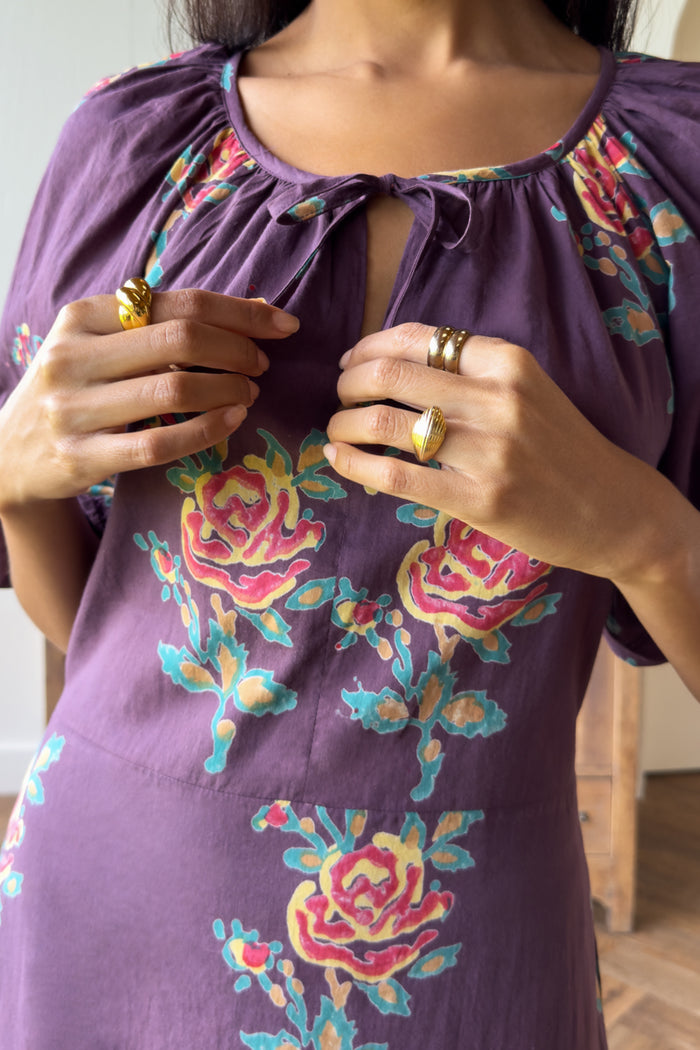 Bethany Dress - Twilight Bloom Organic