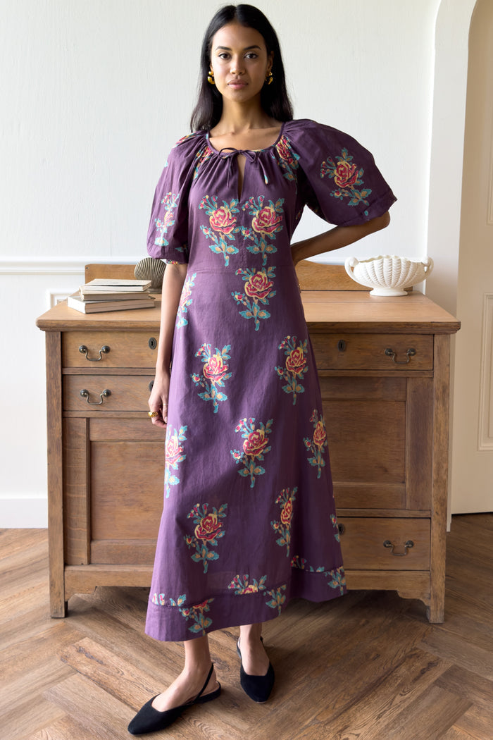 Bethany Dress - Twilight Bloom Organic