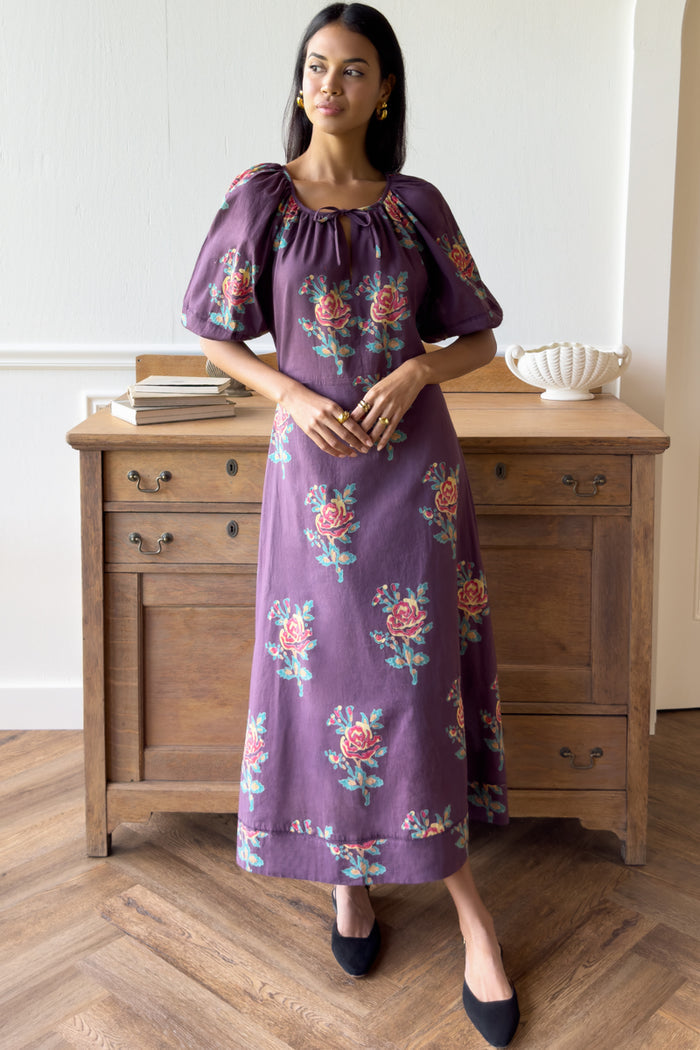Bethany Dress - Twilight Bloom Organic