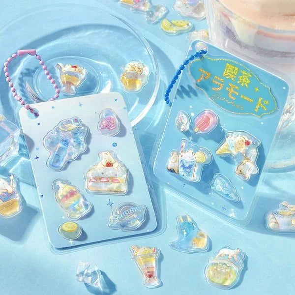 BGM Kyururun Sticker Sheet - Summer Limited - Cafe a La Mode
