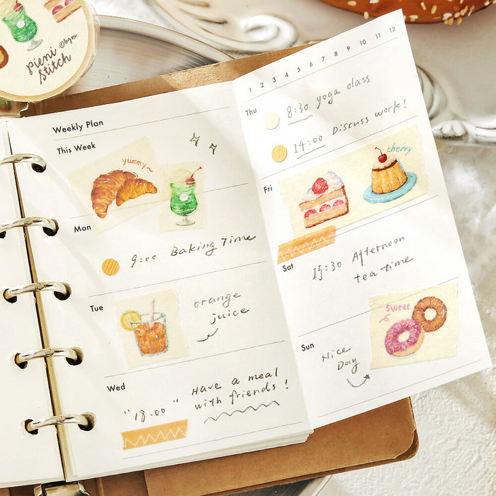 BGM Washi Tape - Pieni Stitch - Small Cafe