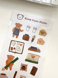 Bloom Paper Studio Bear's Stationery Planner Journal Stickers