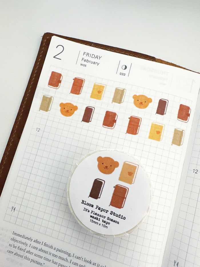 Bloom Paper Studio It's Planner Season Washi Tape