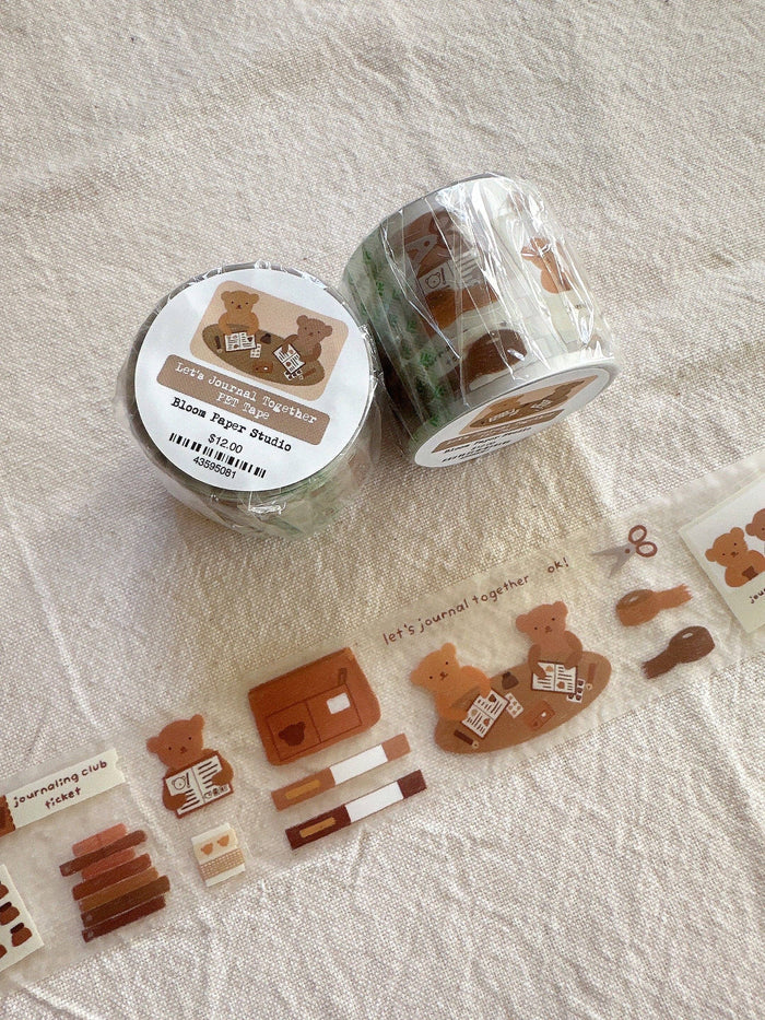 Bloom Paper Studio Let's Journal Together Kiss Cut PET Tape