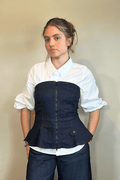 4037  Blue Shape Corset