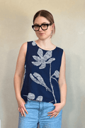 Bouquet Linen Tank