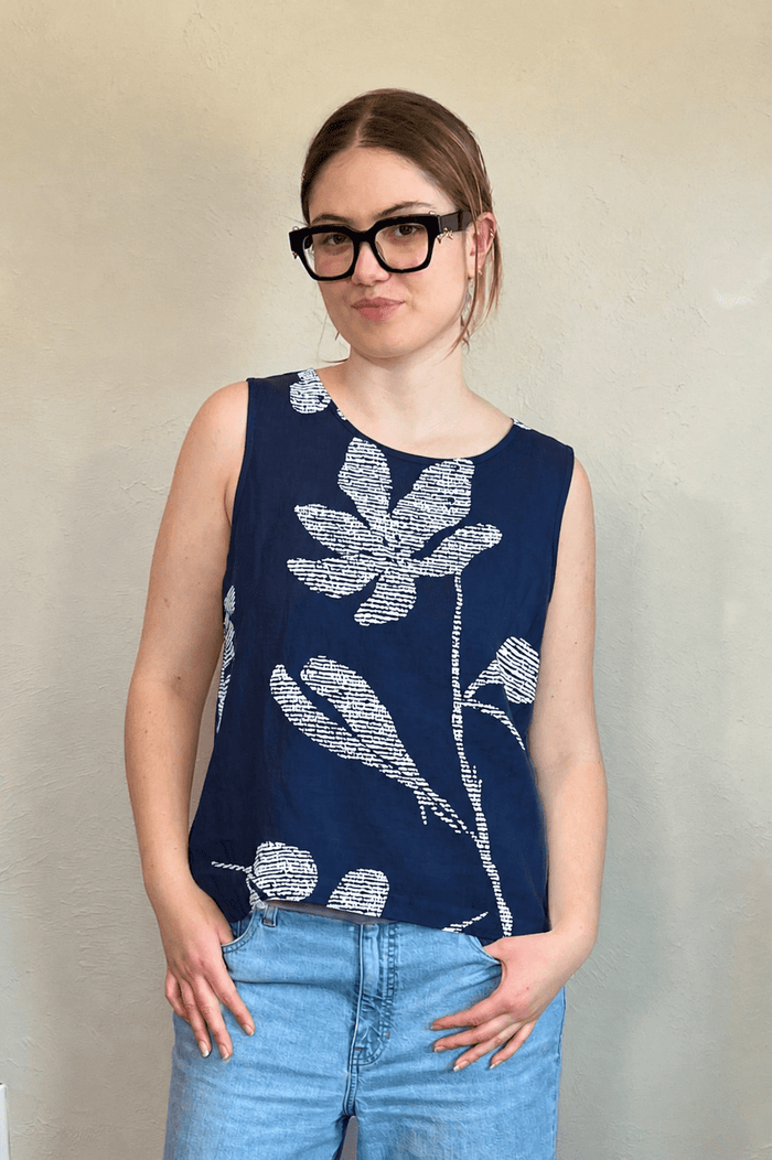 Bouquet Linen Tank