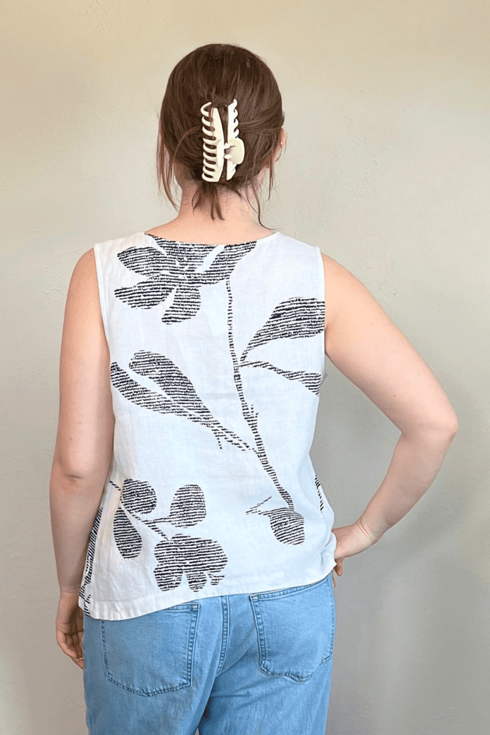 Bouquet Linen Tank
