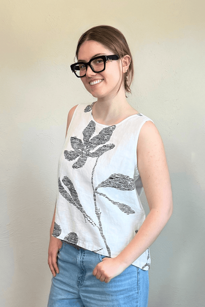 Bouquet Linen Tank