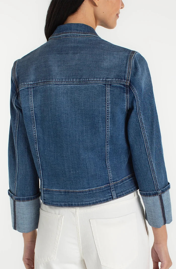 Bracelet Length High Cuff Trucker Jacket