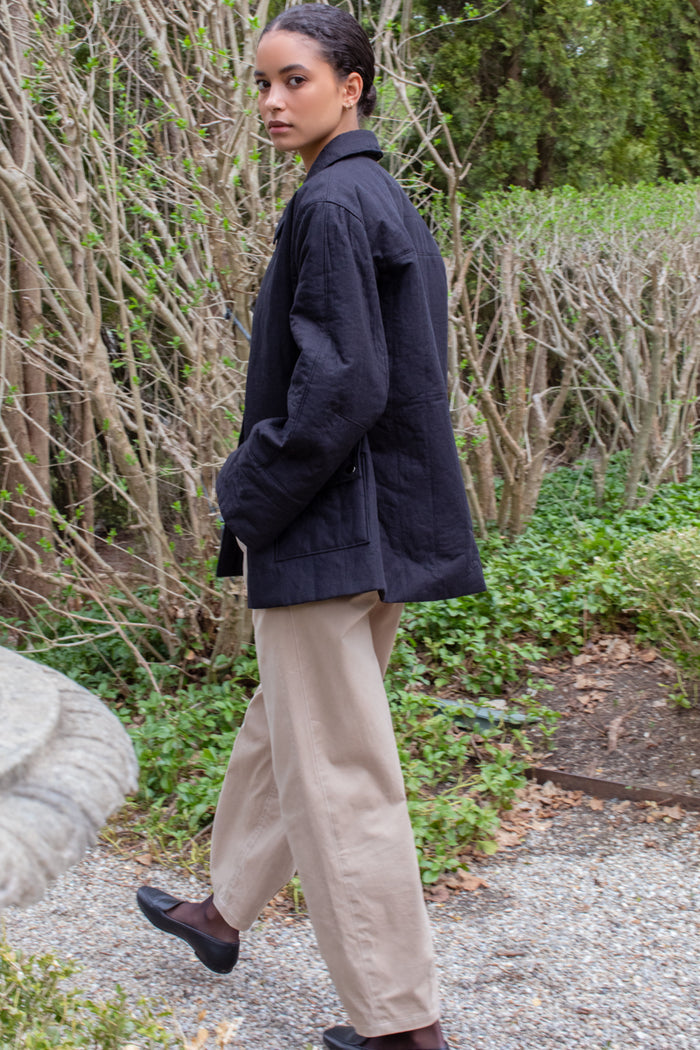 Camp Barn Coat - Jet Black Organic