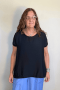 Cap Sleeve Swing Top
