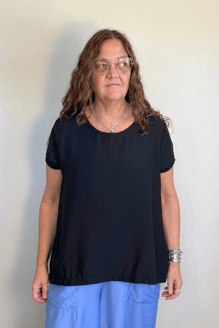 Cap Sleeve Swing Top