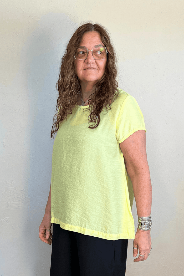 Cap Sleeve Swing Top