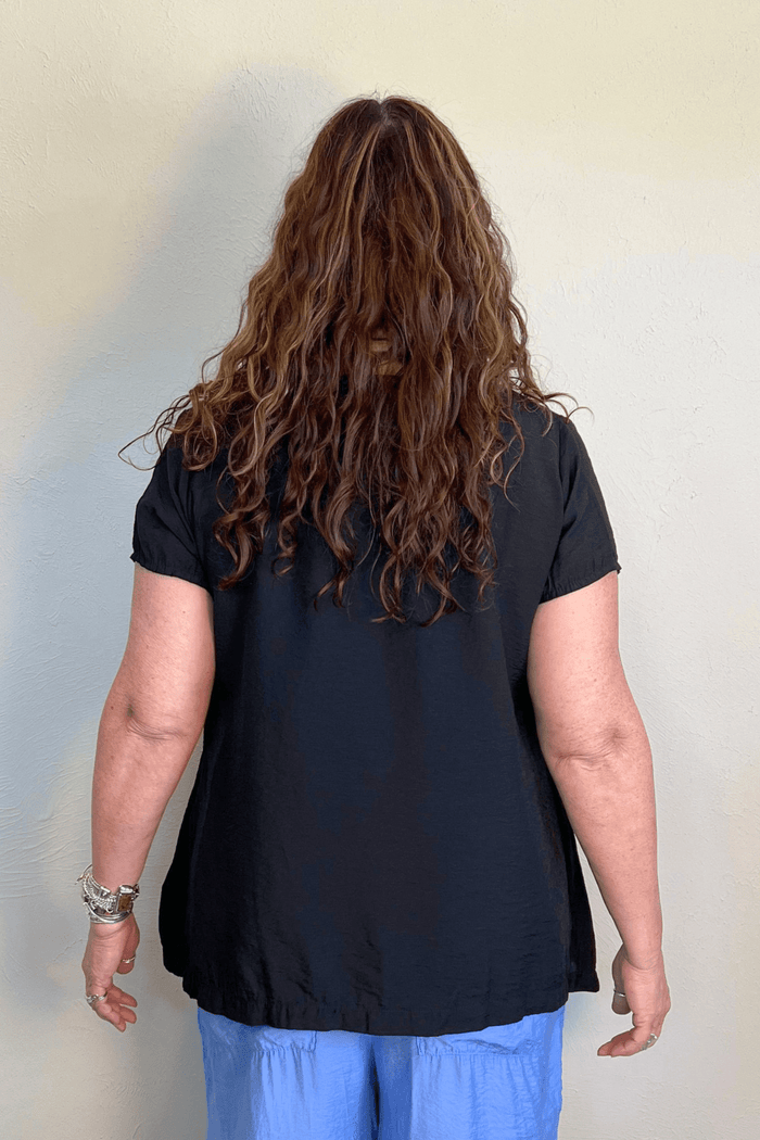 Cap Sleeve Swing Top