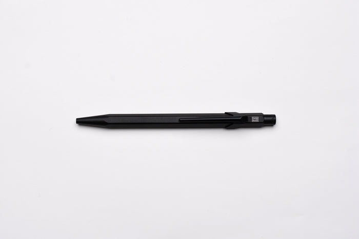 Caran d'Ache 849 Metal Ballpoint Pen - Black Code With Metal Slim Pack Case