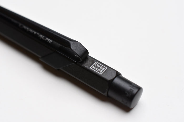 Caran d'Ache 849 Metal Ballpoint Pen - Black Code With Metal Slim Pack Case