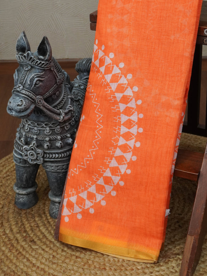 Chanderi Cotton Saree | TTDS3337