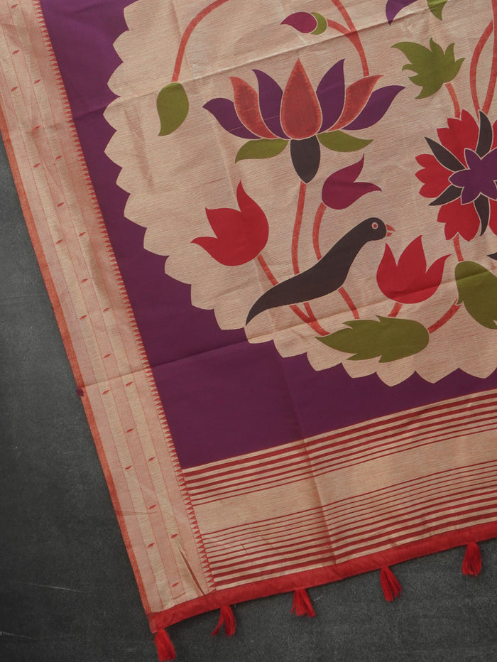 Chanderi Cotton Saree | TTDS3515