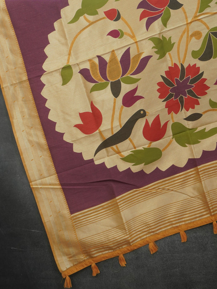 Chanderi Cotton Saree | TTDS3515