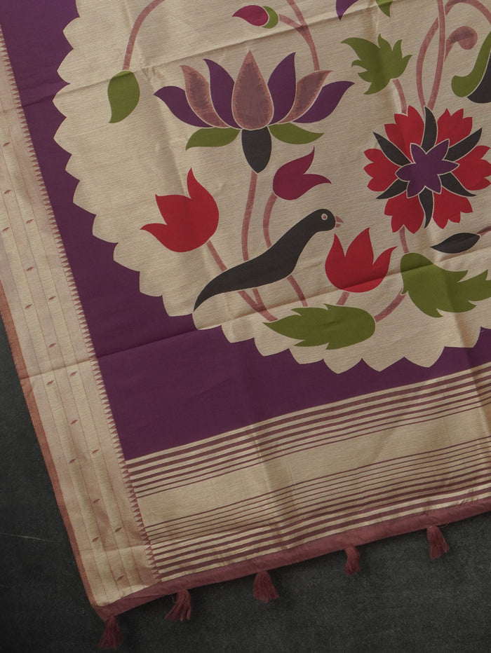 Chanderi Cotton Saree | TTDS3515