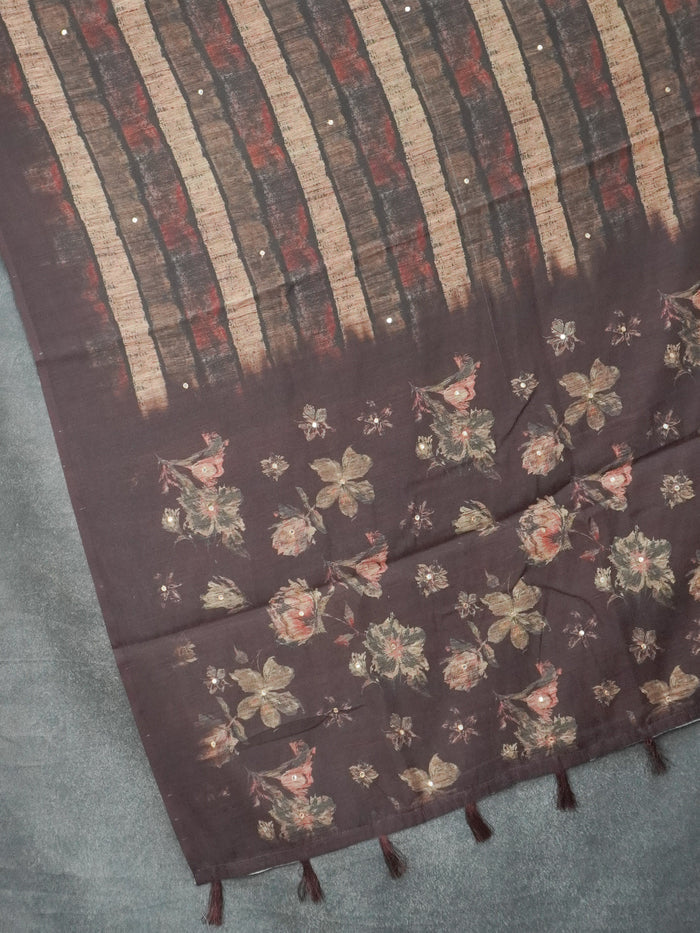 Chanderi Cotton Saree | TTDS3583