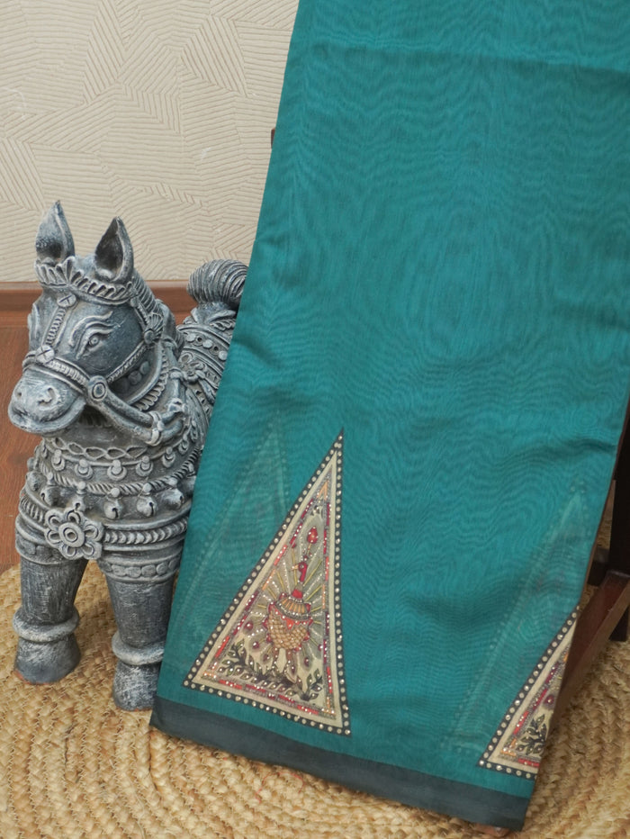 Chanderi Cotton Saree | TTDS3585