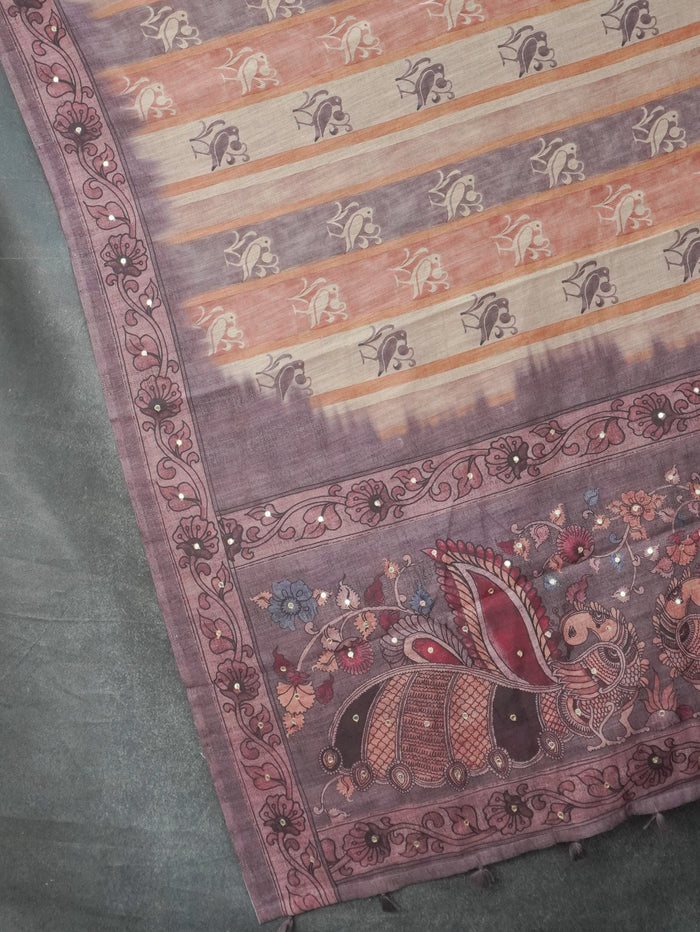 Chanderi Cotton Saree | TTDS3588