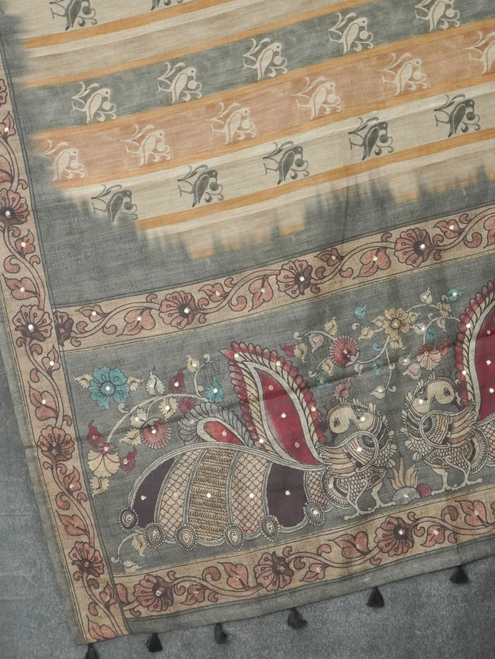 Chanderi Cotton Saree | TTDS3588