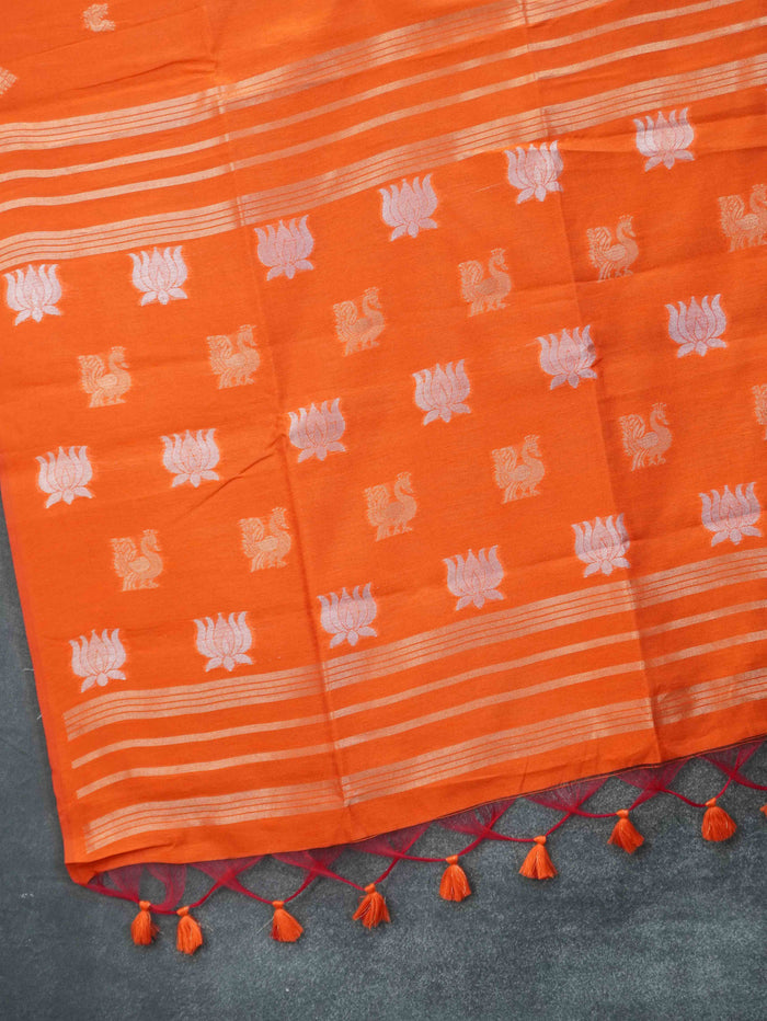 Chanderi Silk Cotton Saree | TTDS3385