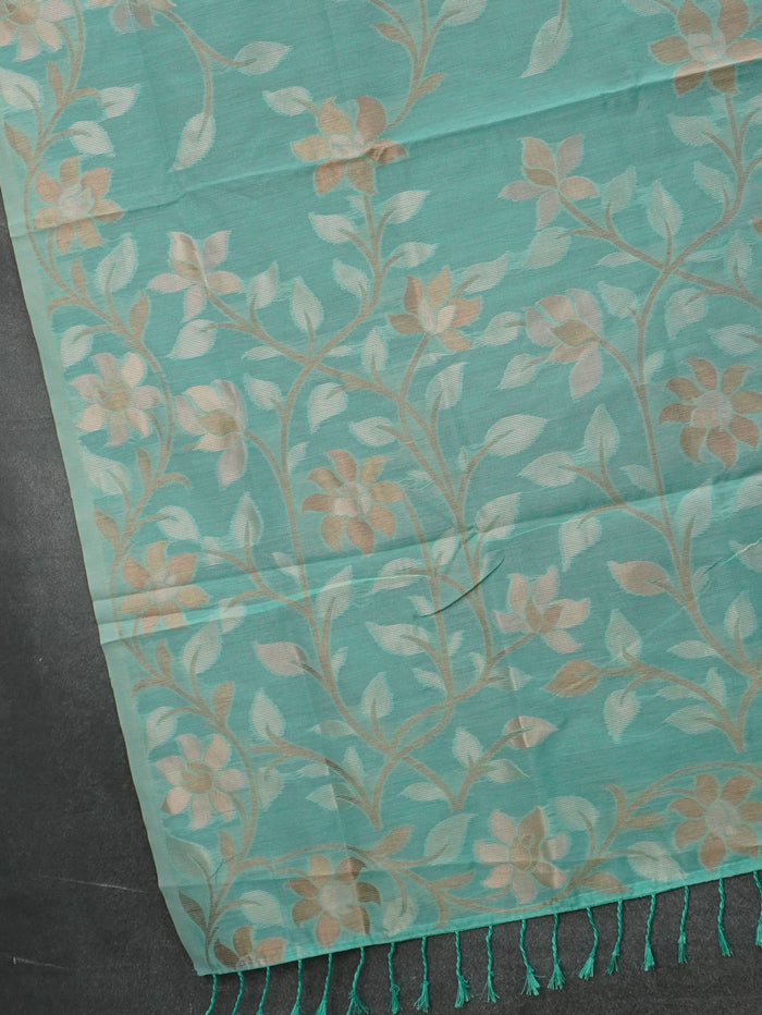 Chanderi Silk Cotton Saree | TTDS3519