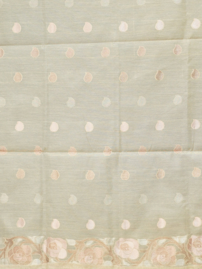 Chanderi Silk Cotton Saree | TTDS3521