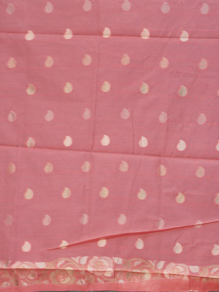 Chanderi Silk Cotton Saree | TTDS3521