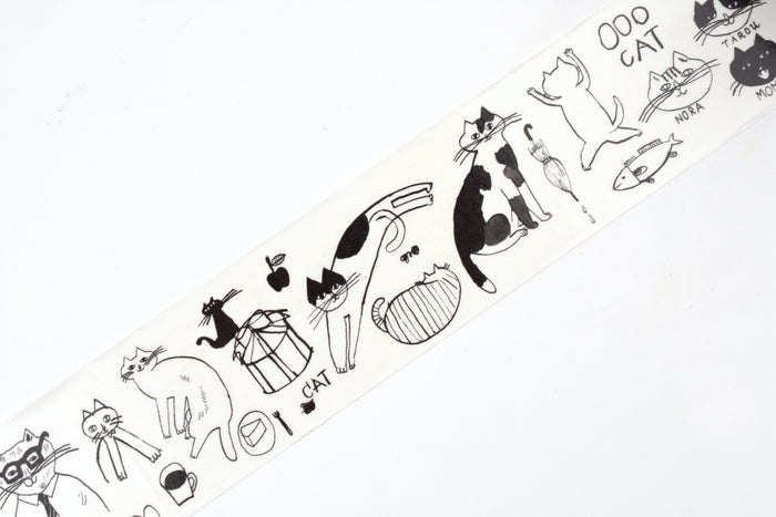 Classiky - Toraneko Bonbon Kraft Paper Adhesive Tape - Cat