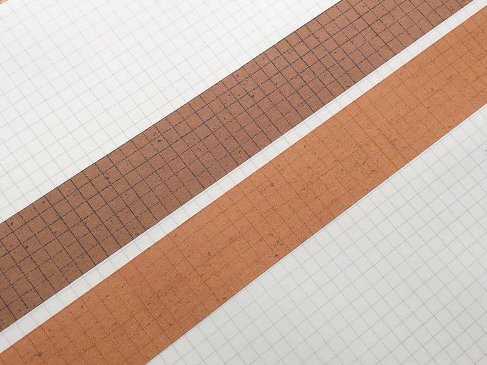Classiky - Yoko Inoue Grid 30mm Kraft Paper Tape