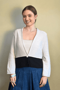 Color Block Two-Toned Cardi