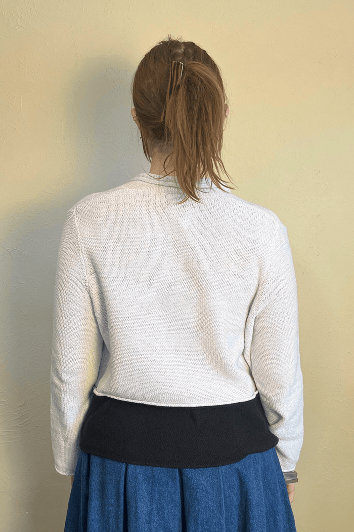 Color Block Two-Toned Cardi