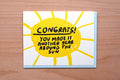 Congrats! Another Year Around the Sun