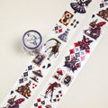 CoraCreaCrafts Washi Tape - Transparent - Alice's Dark Fairies