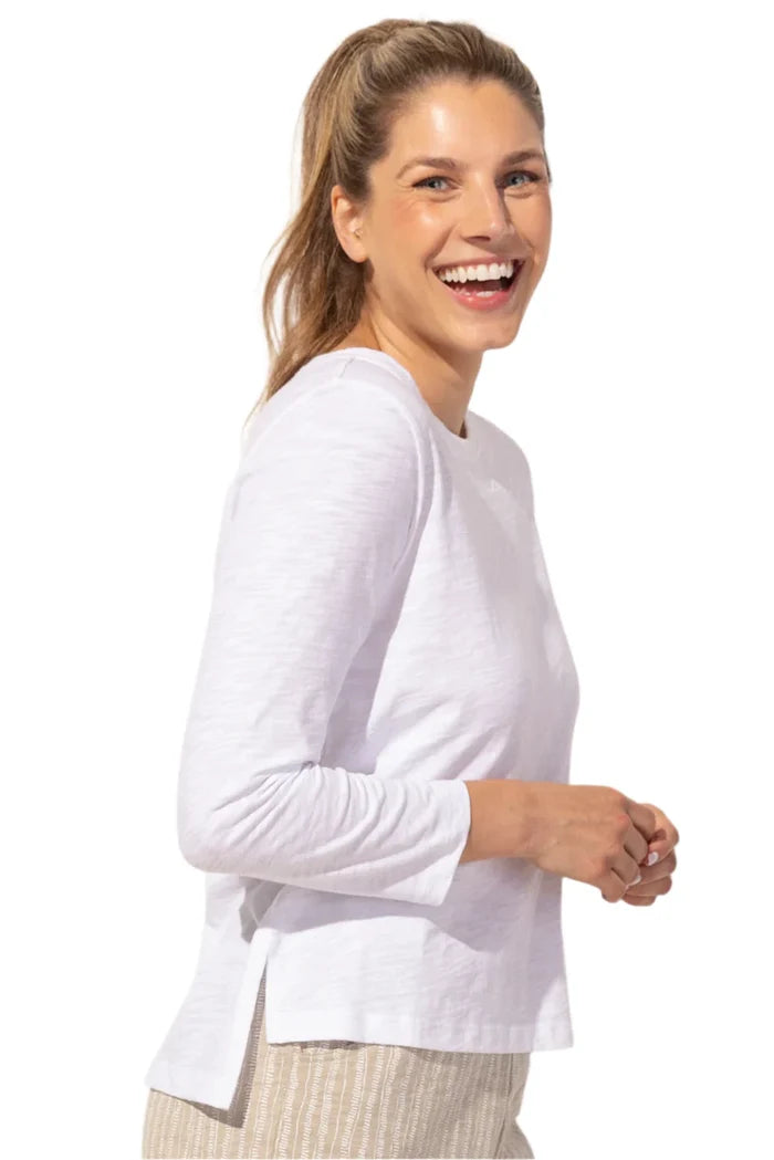 Cotton Slub Boxy Tee